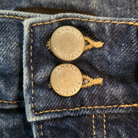 Banana Republic High Rise Wide Leg Crop Jeans Womens 28 Medium Wash - Picture 3 of 11